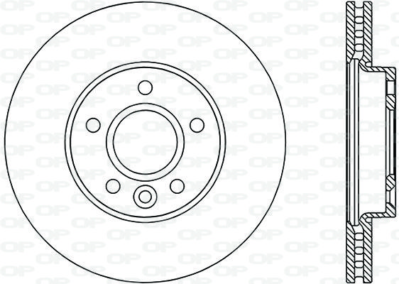 OPEN PARTS Тормозной диск BDR2691.20